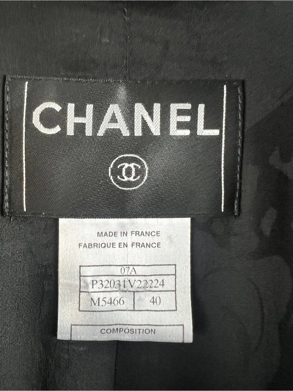 CHANEL Tweed Maxi Coat in Navy and Multi-Color
